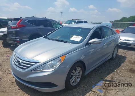 2014 Hyundai Sonata Gls z USA, uszkodzony, nr VIN 5NPEB4AC0EH823943